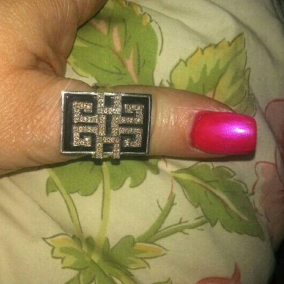 DIAMOND ONYX RING - Picture 2 of 2